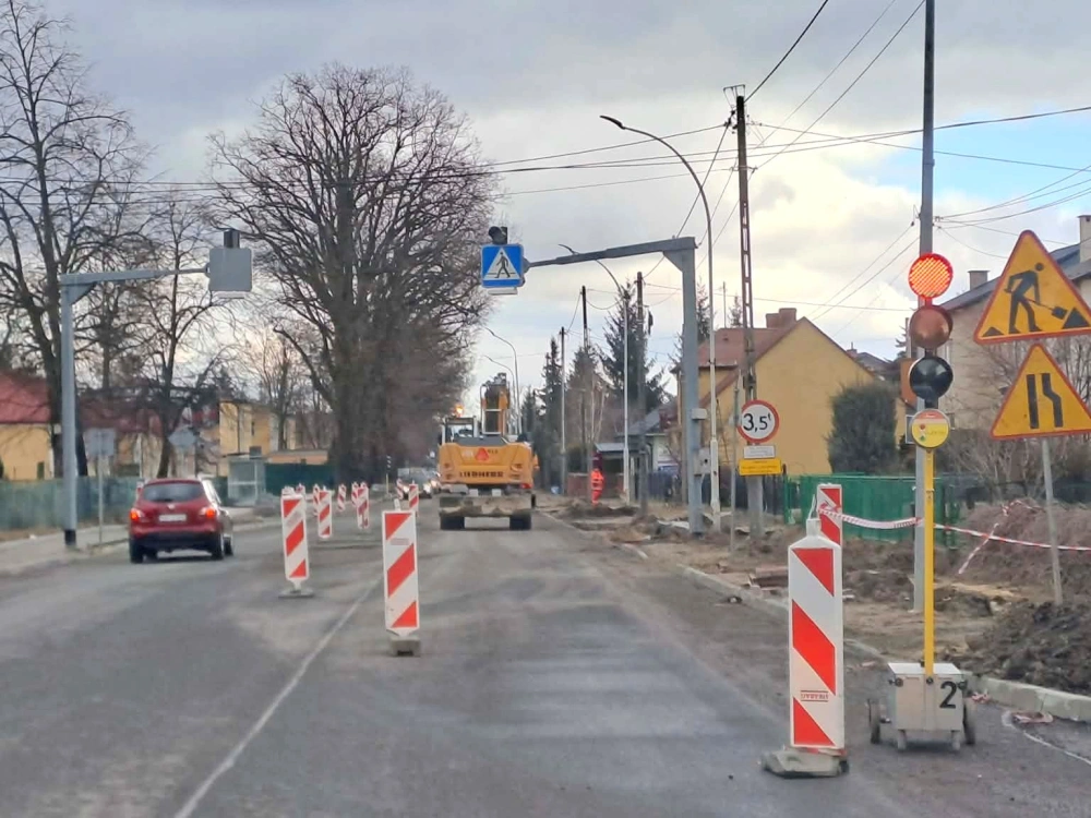 Prace na ulicy Sandomierskiej w Nisku wznowione