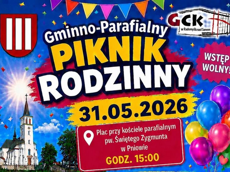 Gminno-Parafialny Piknik Rodzinny już 31 maja w Pniowie