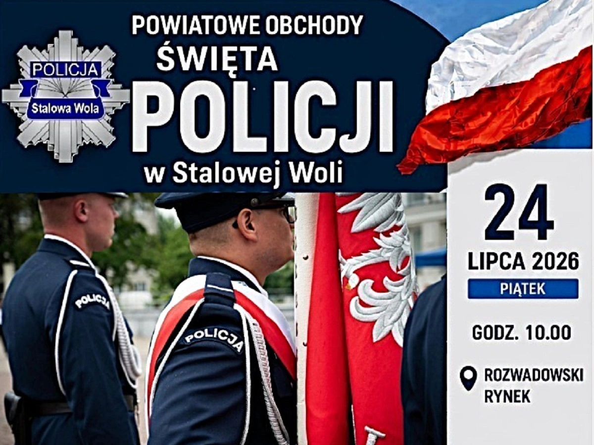 Powiatowe Obchody Święta Policji na Rynku w Rozwadowie