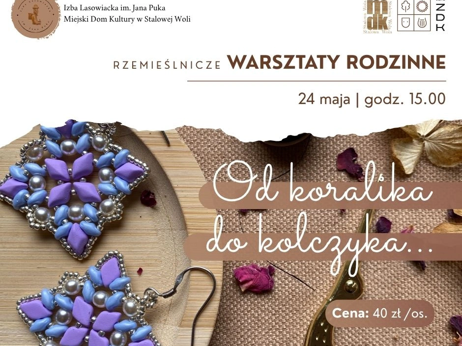 „Od koralika do kolczyka” - warsztaty w MDK