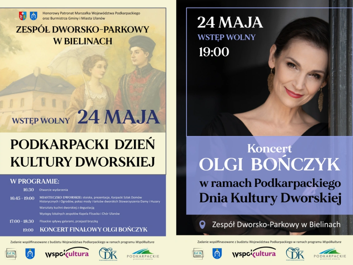 Podkarpacki Dzień Kultury Dworskiej już 24 maja w Bielinach