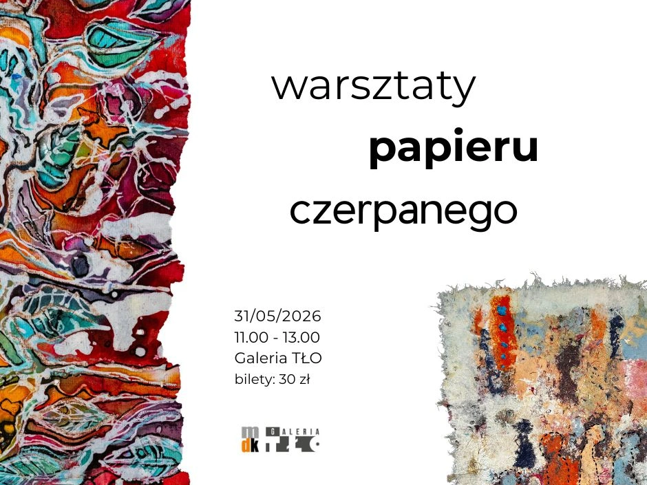 Warsztaty papieru czerpanego i batiku w Galerii TŁO
