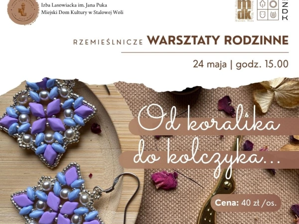 „Od koralika do kolczyka” - warsztaty w MDK