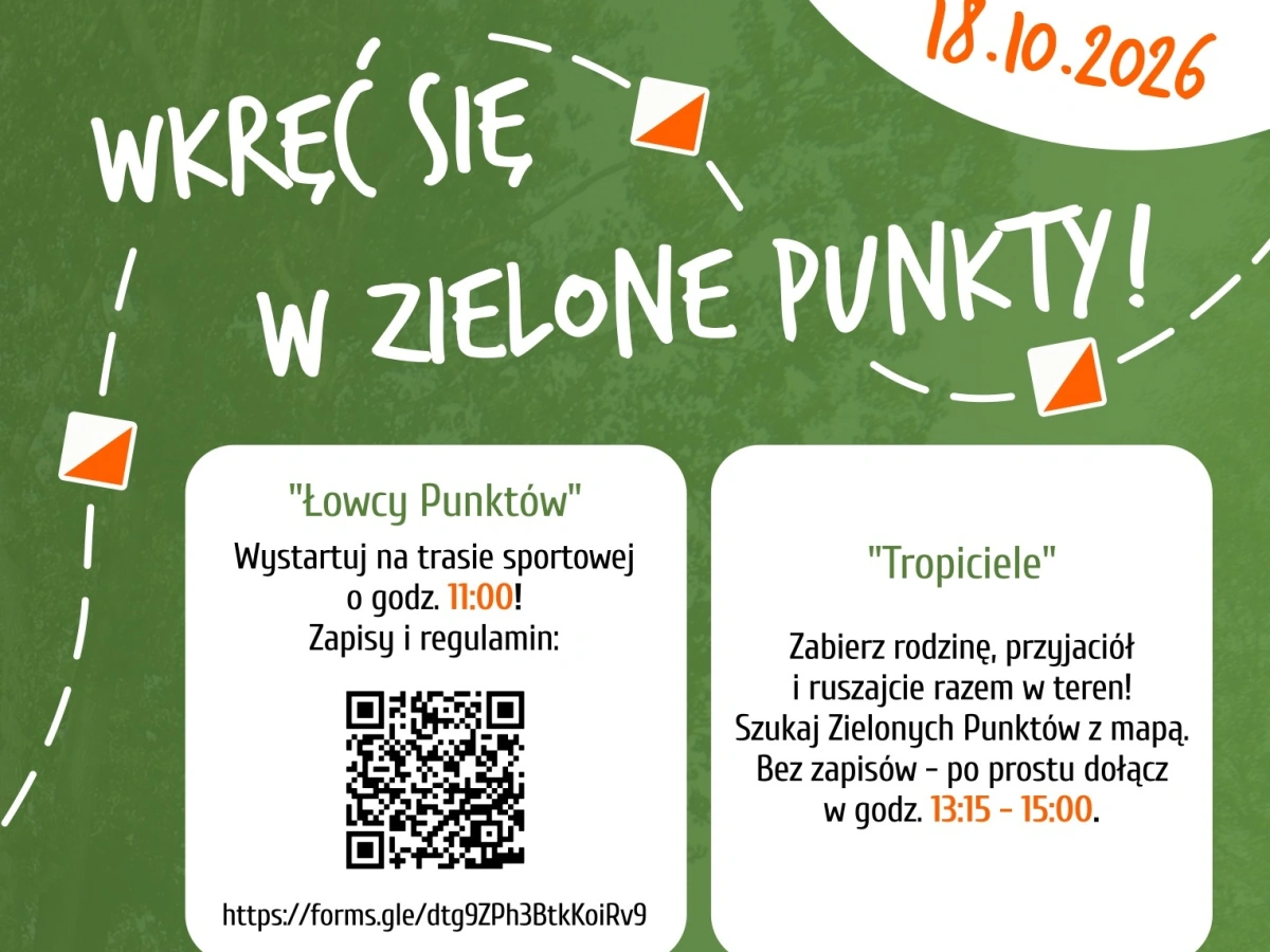 Podejmij wyzwanie. Odkrywaj. Wkręć się w Zielone Punkty!