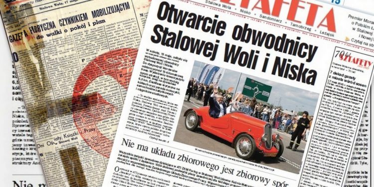 7 dekad gazety z miasta wśród sosen Sztafeta.pl