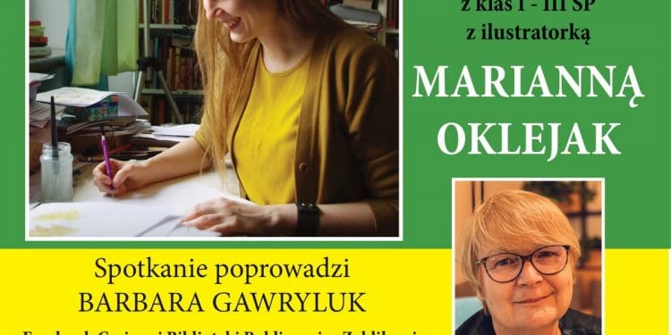 Spotkanie z ilustratorką Marianną Oklejak w Zaklikowie Sztafeta.pl