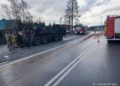 2 pojazdy amerykańskiej armii zepsuły się w Kopkach. Pomogli strażacy Sztafeta.pl