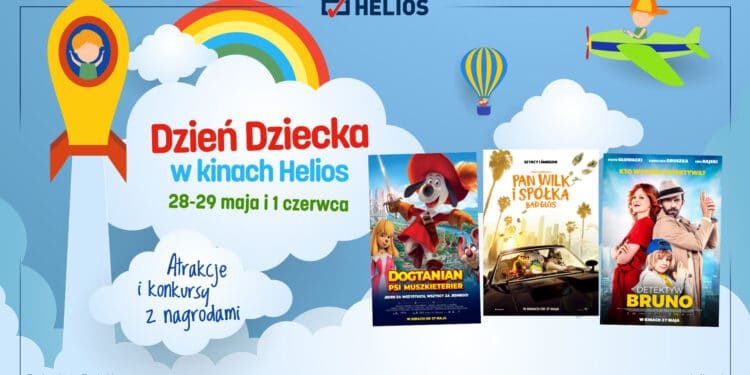 Filmowy Dzień Dziecka w kinach Helios! Sztafeta.pl