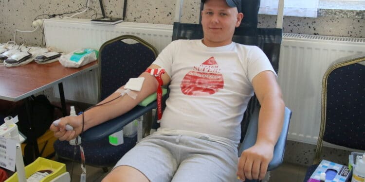 Zbiórka krwi w Zbydniowie cieszyła sie dyżym zainteresowaniem