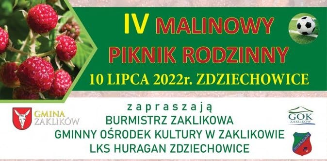 Malinowy piknik rodzinny w Zdziechowicach Sztafeta.pl