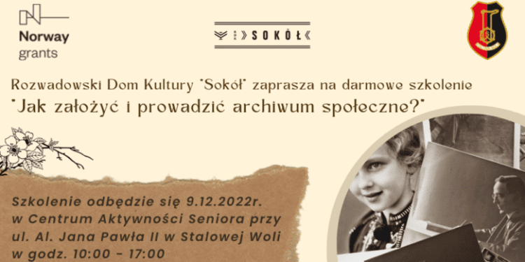 Bezpłatne szkolenie „Jak założyć i prowadzić archiwum społeczne?” Sztafeta.pl
