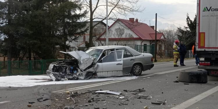Wypadek na Sandomierskiej w Nisku. Jedna osoba ranna Sztafeta.pl