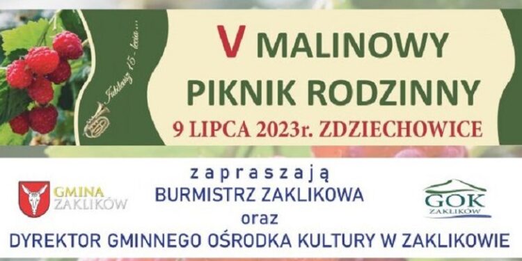 Zdziechowice. V Malinowy Piknik Rodzinny. Program wydarzenia Sztafeta.pl