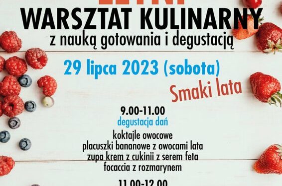 Letni warsztat kulinarny Sztafeta.pl